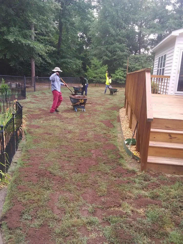 Professional lawn mowing service for outdoor upgrades in Aiken, SC by Cold Creek Landscaping