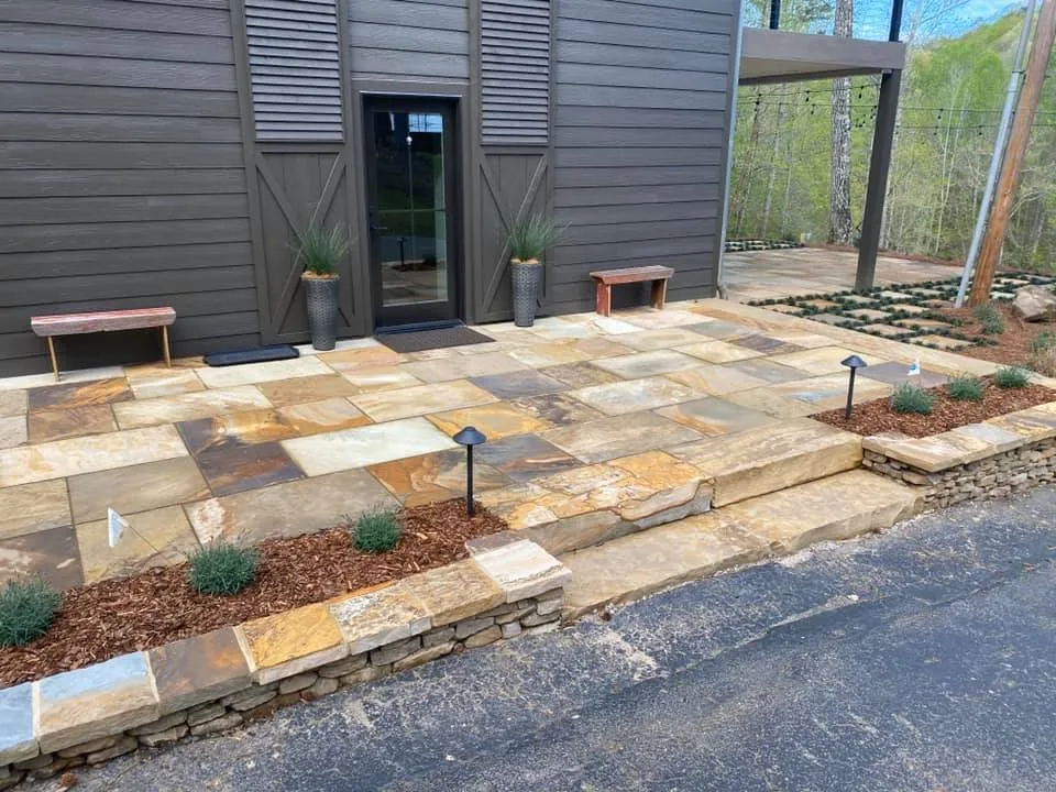 Local landscape design with custom design across Muscle Shoals, AL - Coldwater Landscapes