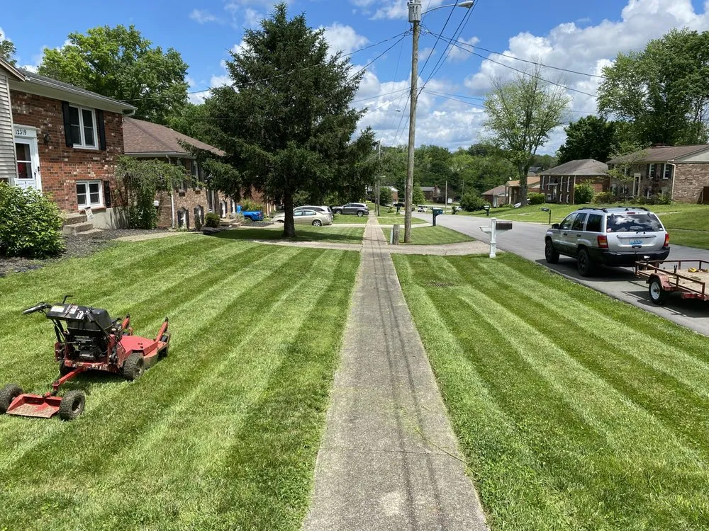 Custom landscape installation with custom design across Louisville, KY - Cole’s Lawn Care