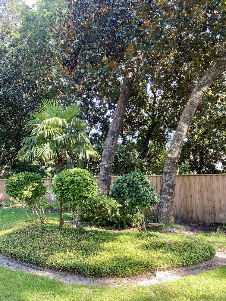 Custom landscape design in Niceville, FL by College Bound Lawn Care