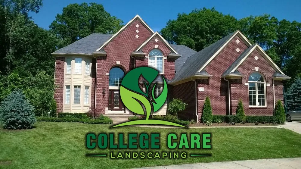 Professional landscape design for residential properties in Rochester Hills, MI by College Care Landscaping
