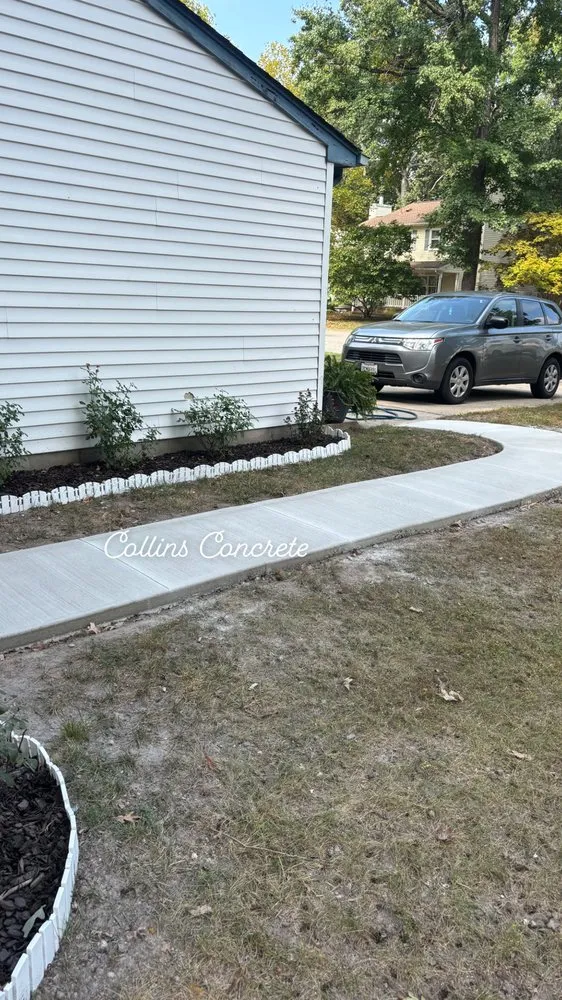 Custom residential landscaping for beautiful yards in Chesapeake, VA by Collins Concrete