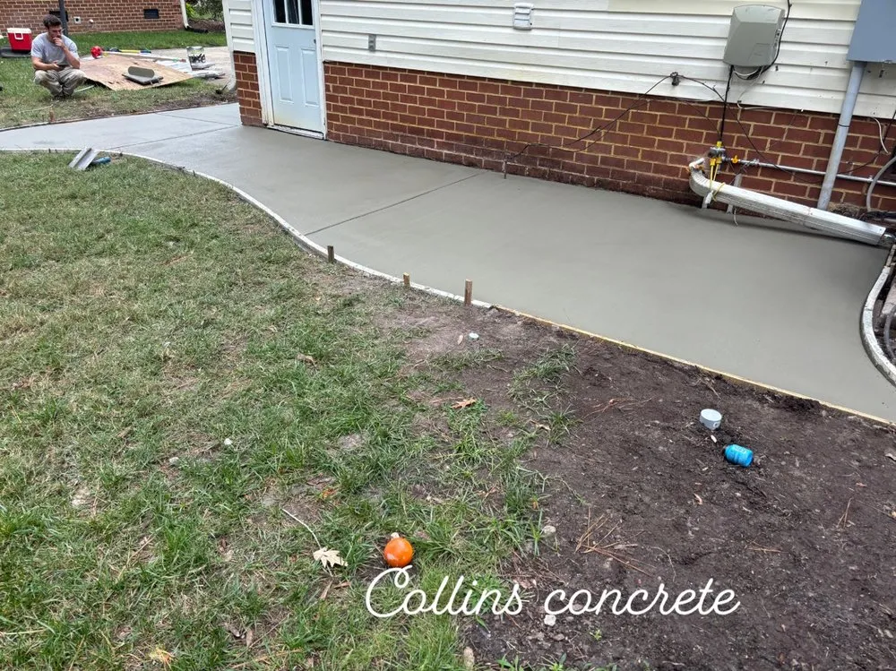 Trusted landscape installation for homes in Chesapeake, VA by Collins Concrete