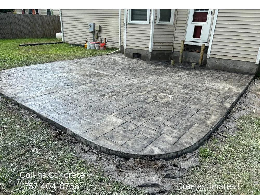 Local residential landscaping in Chesapeake, VA by Collins Concrete