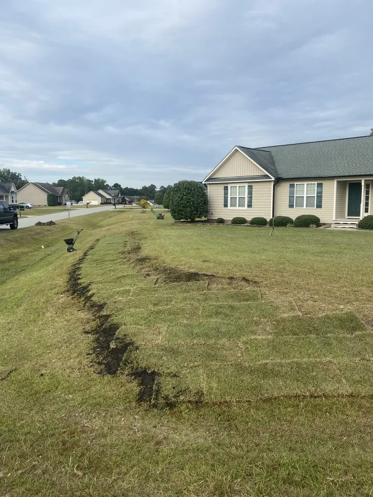 Professional residential landscaping in Benson, NC by Collins Landscaping Co.