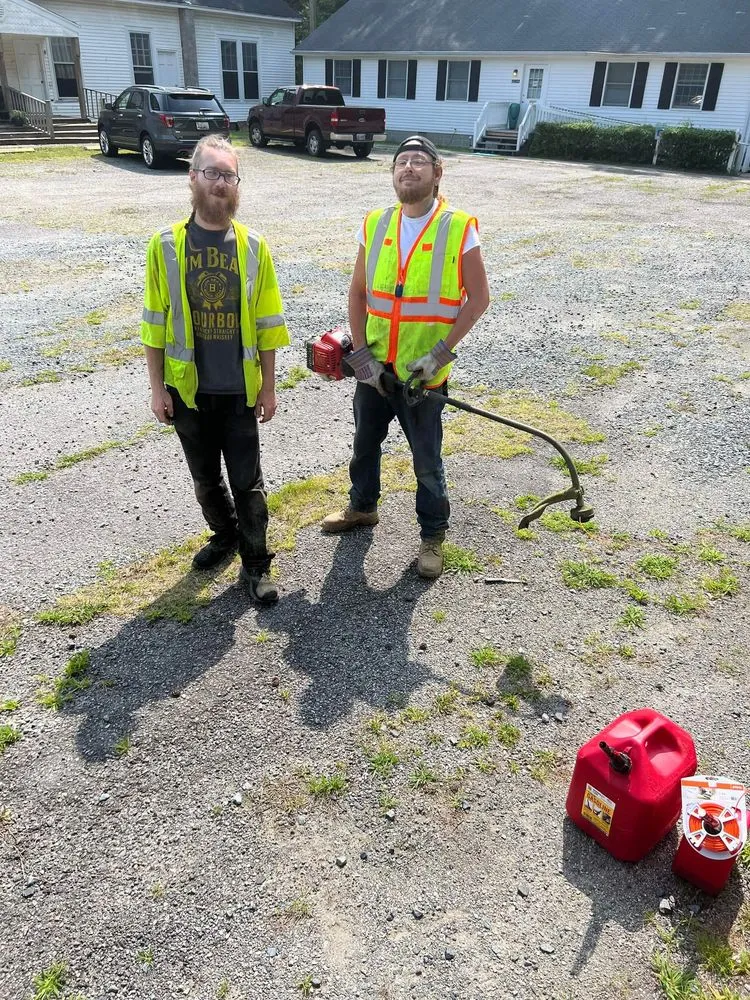 Affordable lawn mowing service for outdoor upgrades in Exmore, VA by Colona Family Landscaping