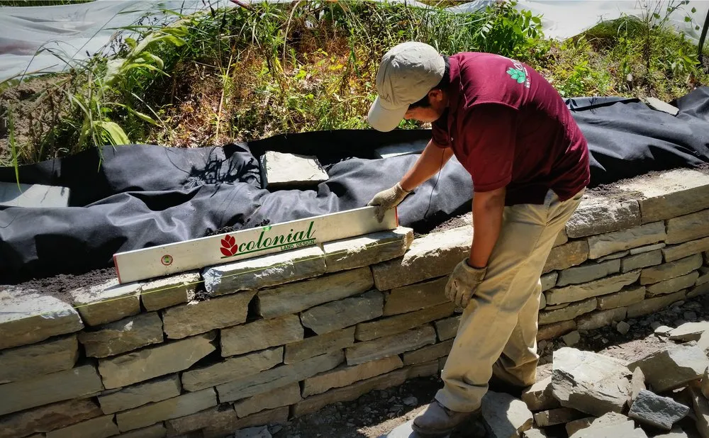 Local landscape installation with custom design in Mullica HIll, NJ by Colonial Land Design