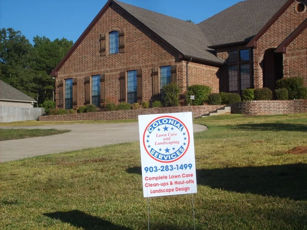 Affordable yard cleanup service in Tyler, TX by Colonial Lawn Care and Landscape Services