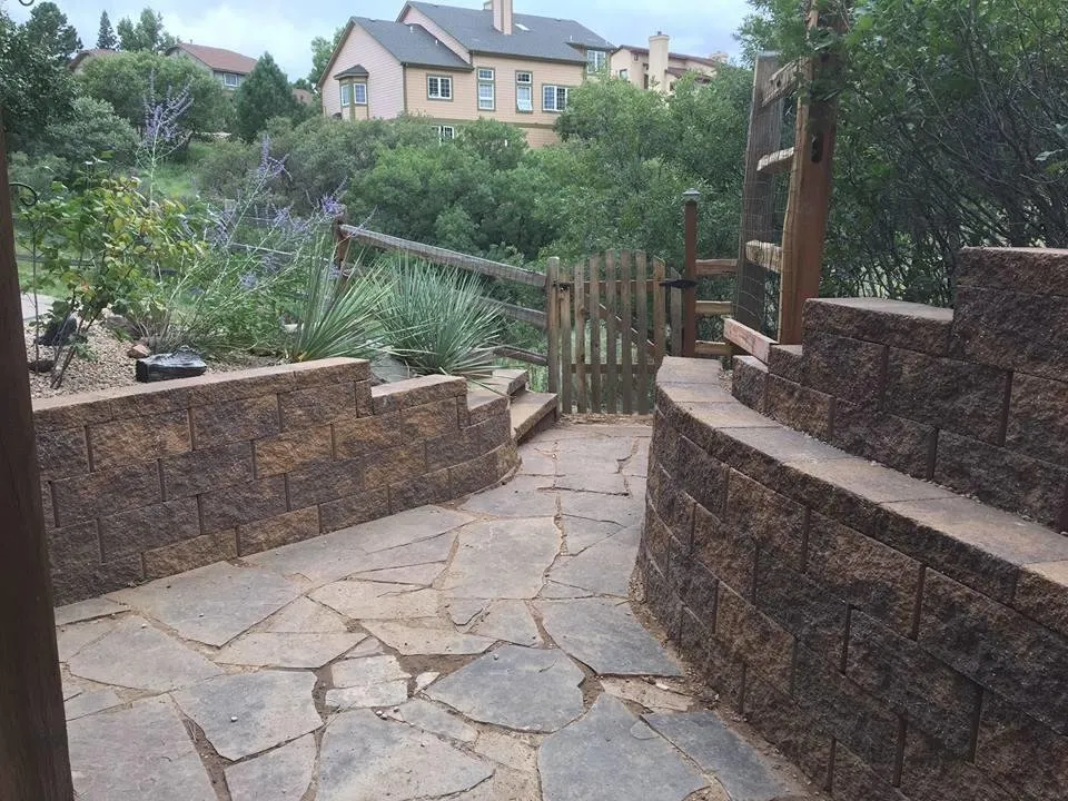 Custom garden landscaping for residential properties in Colorado Springs, CO by Colorado Creative Landscapes