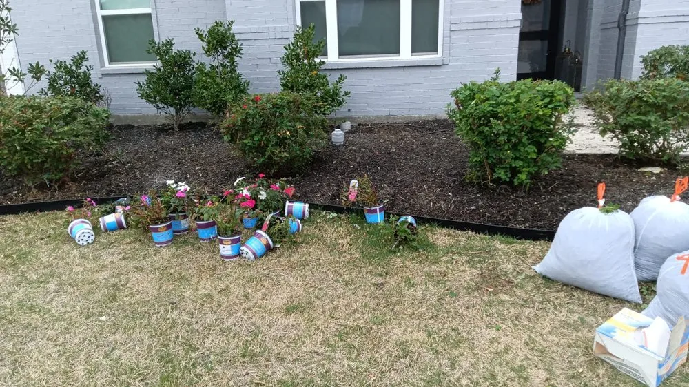 Custom garden landscaping in Celina, TX - Colorado Landscaping