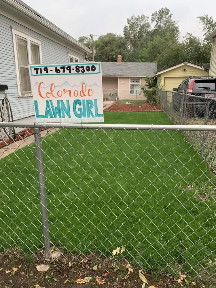 Top-rated lawn mowing service in Colorado Springs, CO by Colorado Lawn Girl