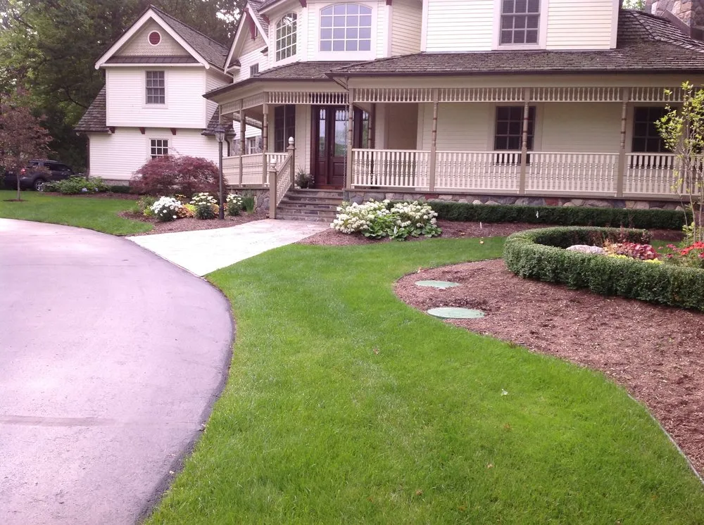 Professional lawn mowing service for outdoor upgrades in Ortonville, MI by Colorscape Landscaping