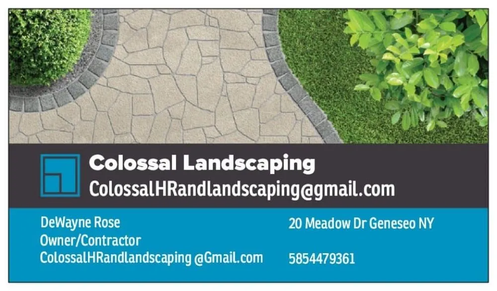 Professional outdoor landscaping in Geneseo, NY by Colossal Landscaping