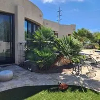 Professional garden landscaping for homes in Vail, AZ by Colossal Landscaping