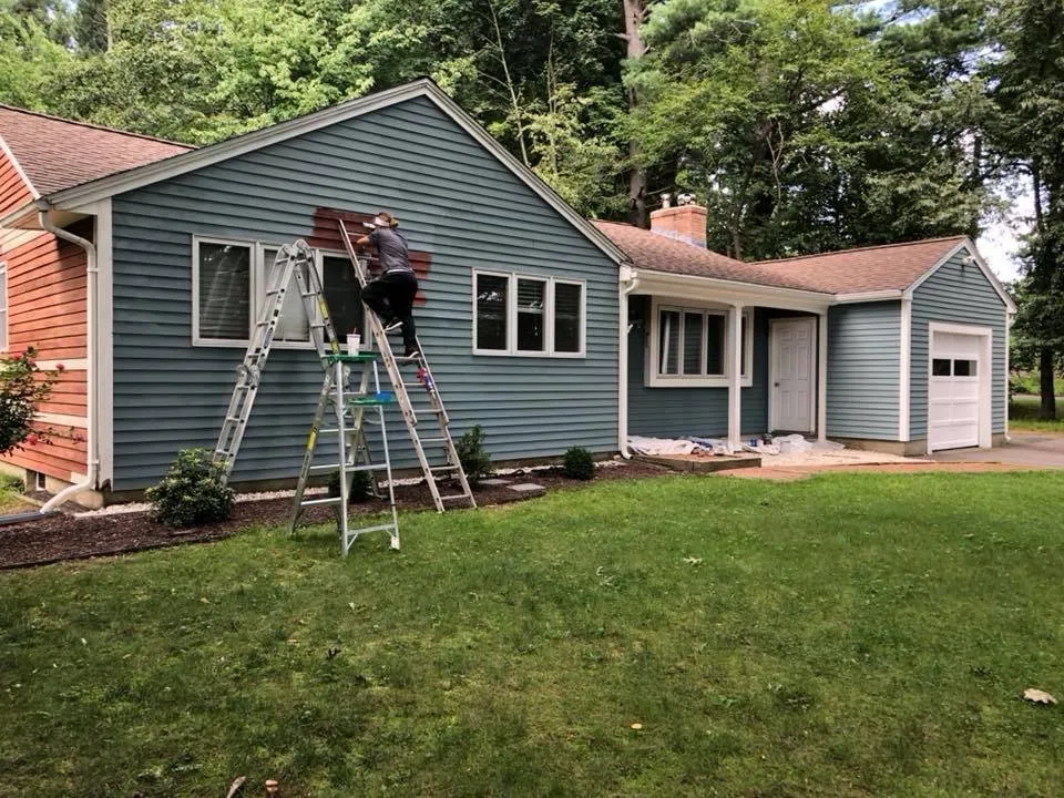 Custom yard maintenance for residential properties in Worcester, MA by Colour Scape Painting