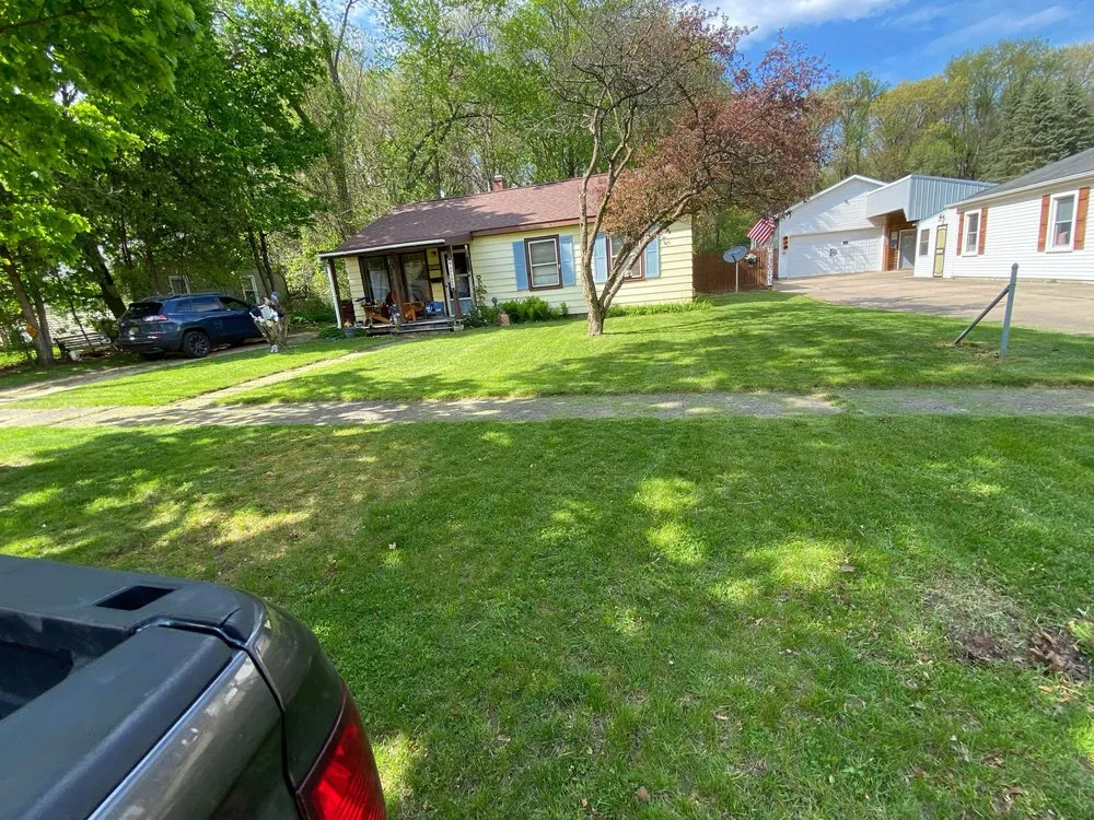 Professional lawn mowing service in Albion, MI by Colton’s Landscaping