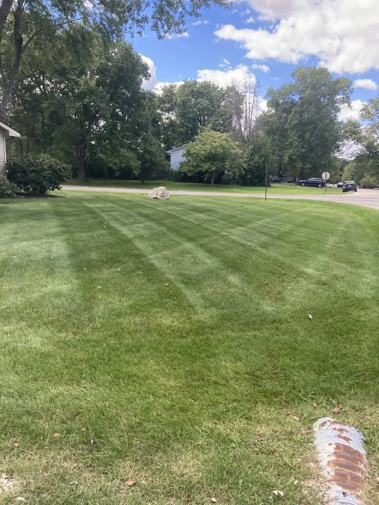 Affordable landscape design for residential properties in Mahomet, IL by Colton's Lawn Care