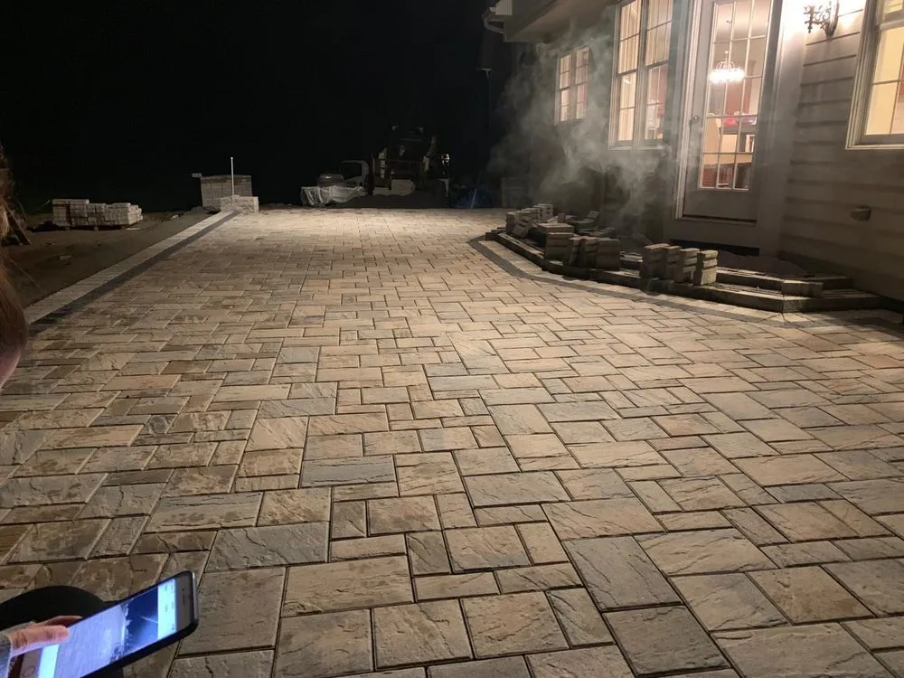 Custom yard maintenance with custom design across Tuxedo Park, NY - Colucci Brothers