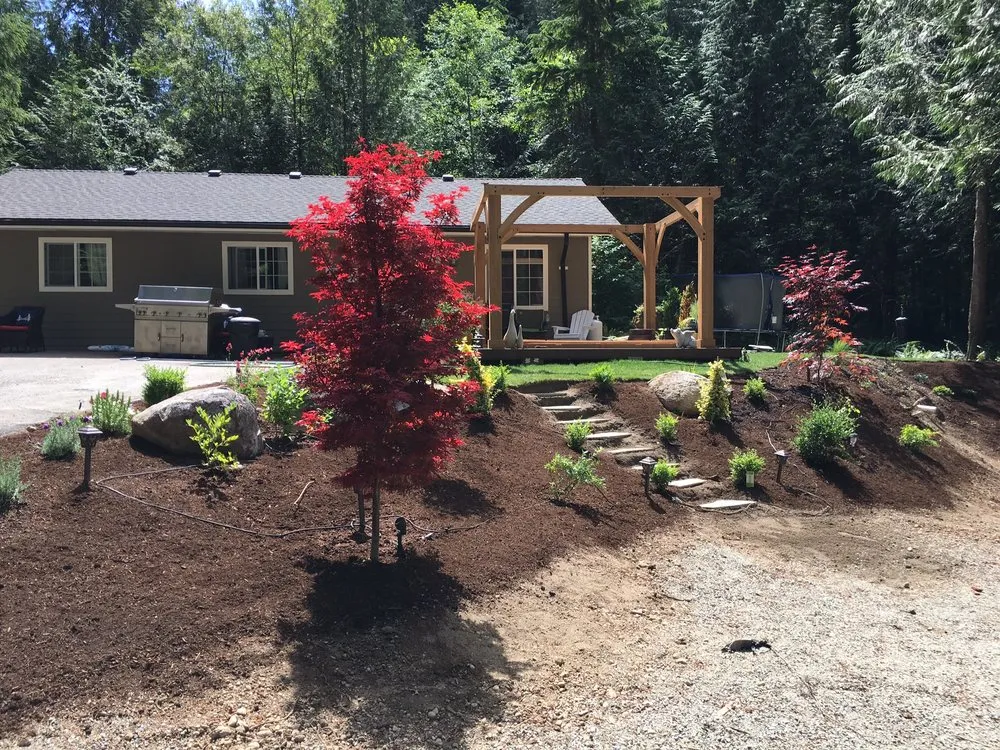 Affordable landscape installation with custom design across Tacoma, WA - Columbia Crest Landscaping