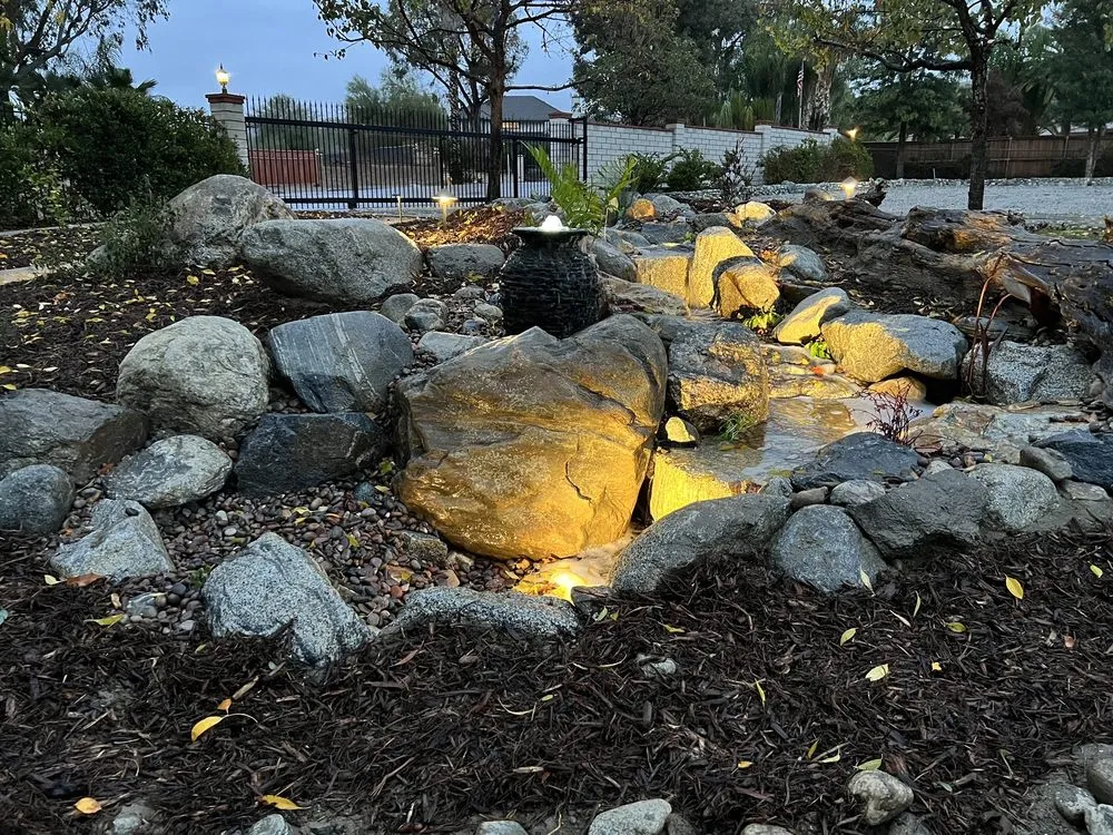 Trusted residential landscaping for year-round maintenance in Beaumont, CA by Columbia Water Gardens