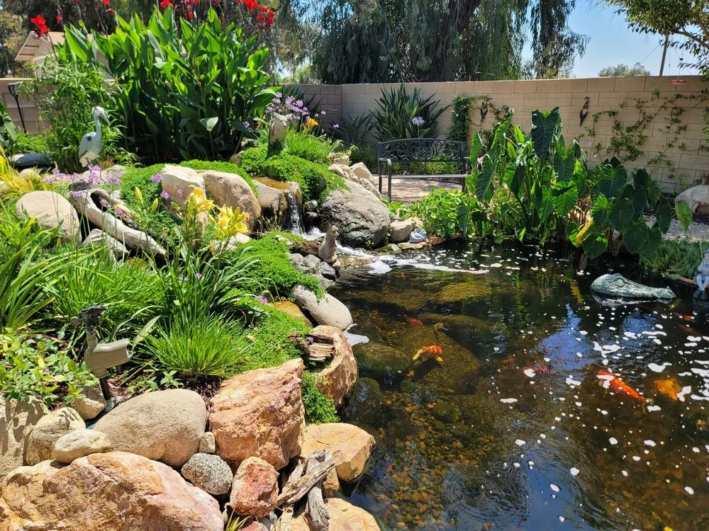 Professional residential landscaping experts serving Beaumont, CA - Columbia Water Gardens