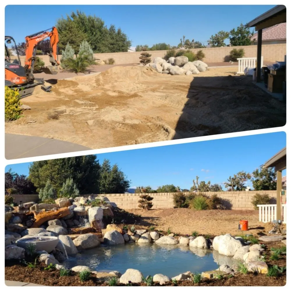 Trusted yard cleanup service for outdoor upgrades in Beaumont, CA by Columbia Water Gardens