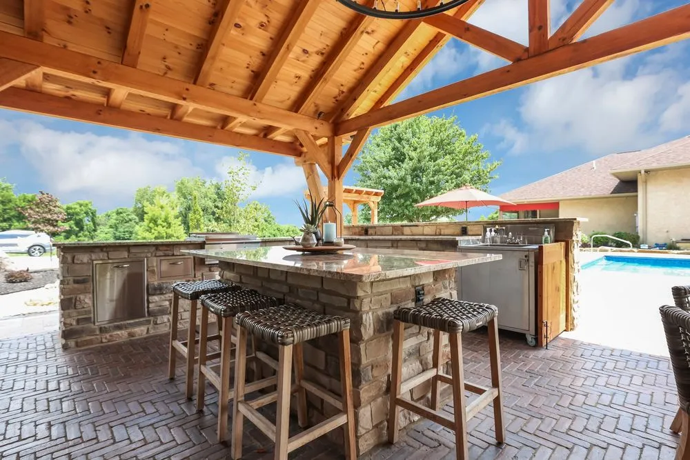 Expert lawn mowing service with custom design across Baltimore, OH - Columbus Hardscapes