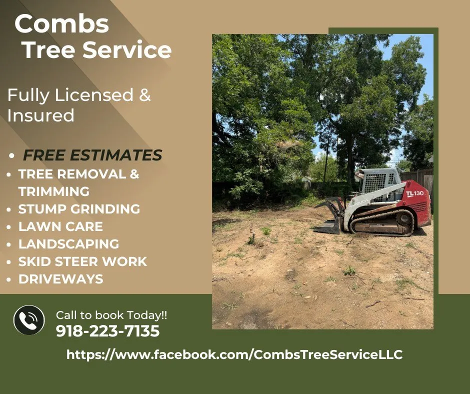Reliable landscaping services in Cushing, OK by Combs Tree Service
