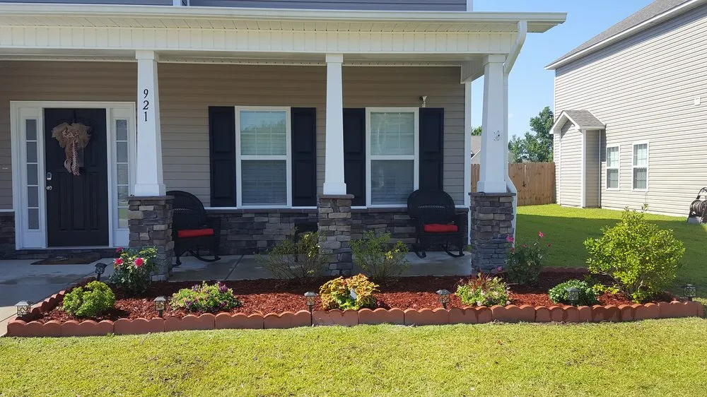 Reliable garden landscaping for residential properties in Jacksonville, NC by Comfort & Beauty Home Services