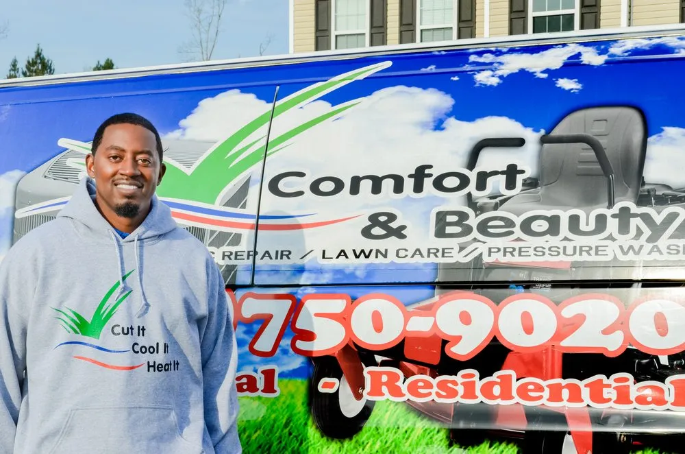 Affordable lawn mowing service experts serving Jacksonville, NC - Comfort & Beauty Home Services