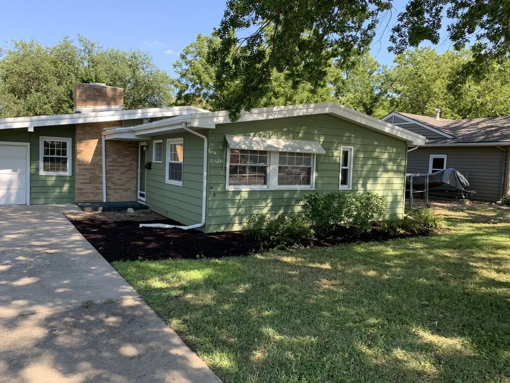 Professional landscape installation for residential properties across Lawrence, KS - Comfort Mowing and Lawncare