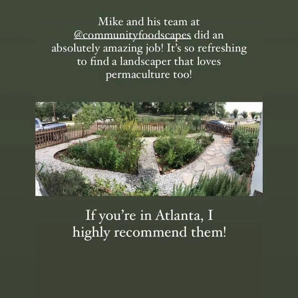 Custom lawn mowing service in Atlanta, GA by Community Foodscapes