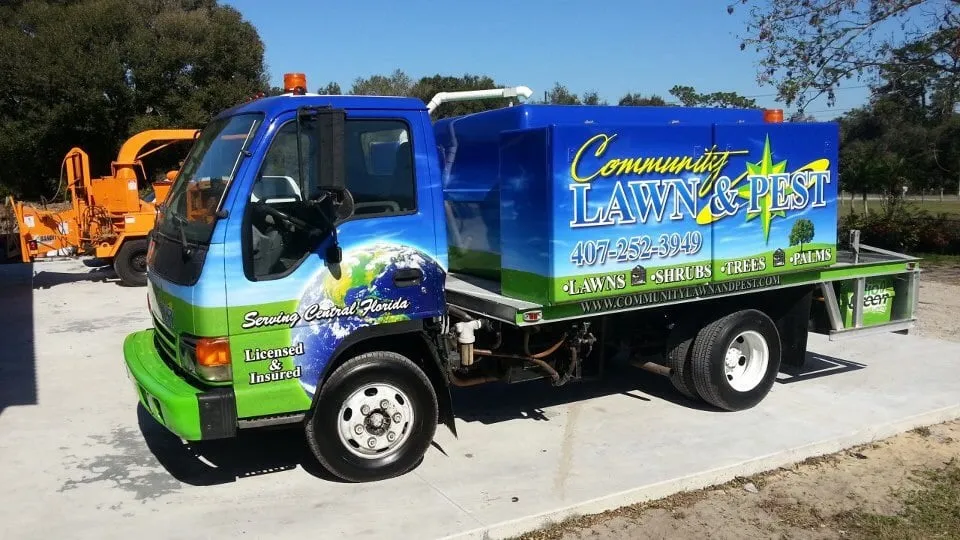 Custom outdoor landscaping in Chuluota, FL by Community Lawn & Pest Control