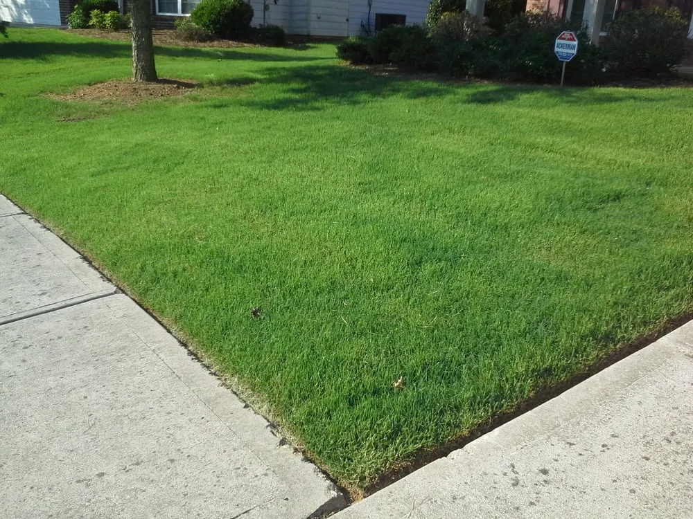 Custom garden landscaping for homes in Fairburn, GA by Community Lawncare Services Inc