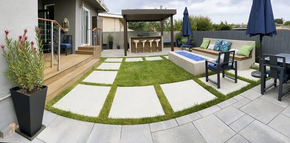 Top-rated lawn mowing service for outdoor upgrades in Rolling Hills Estates, CA by Compass Landscape Construction Inc.