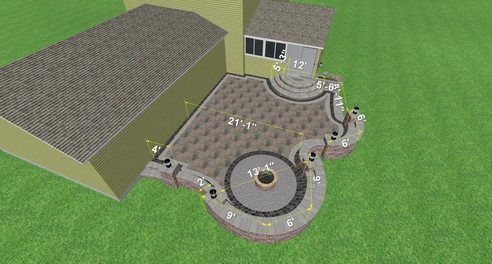 Expert outdoor landscaping in Monroe Township, NJ by Compass Landscaping Services