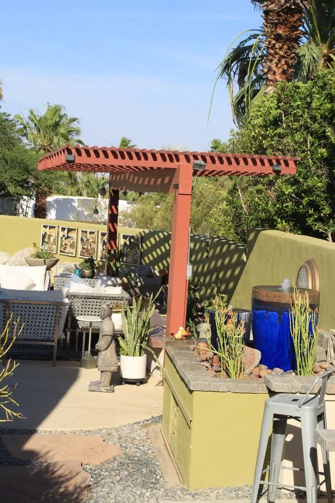 Custom outdoor landscaping for residential properties across Palm Springs, CA - Competition Green Landscape