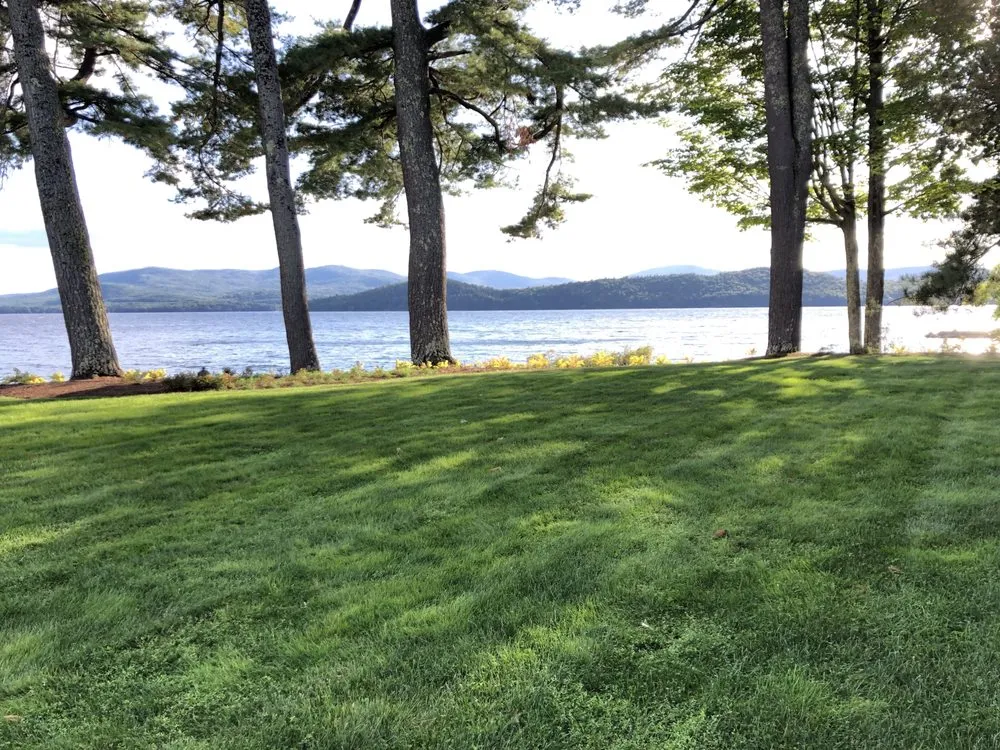 Expert lawn mowing service with custom design in Wilmot, NH by Complete Land Organics
