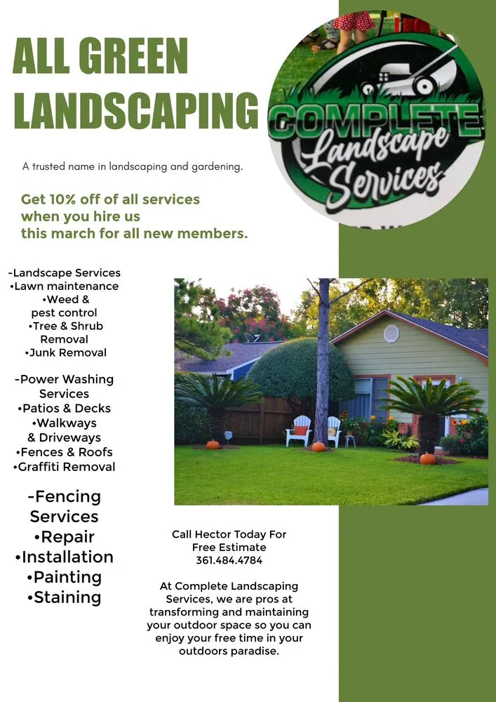 Top-rated yard maintenance with custom design across Victoria, TX - Complete Landscape Services