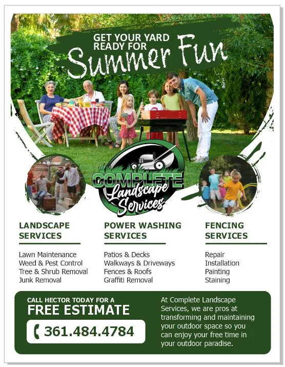 Custom garden landscaping for outdoor upgrades across Victoria, TX - Complete Landscape Services