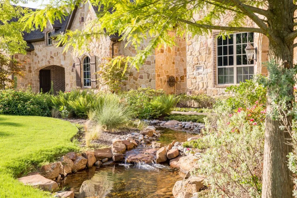 Custom landscape design for beautiful yards in Dallas, TX by Complete Landsculpture