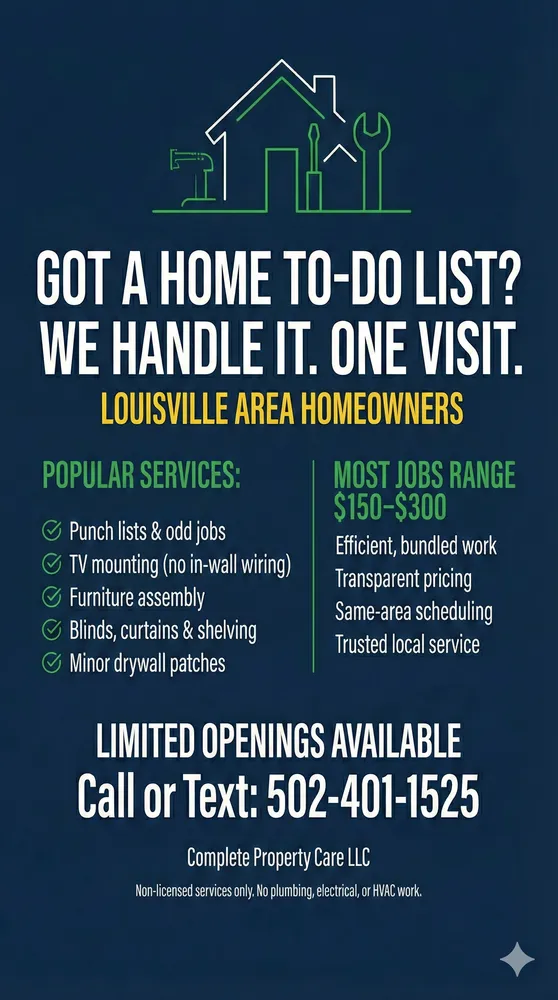 Top-rated lawn mowing service in Shepherdsville, KY - Complete Property Care