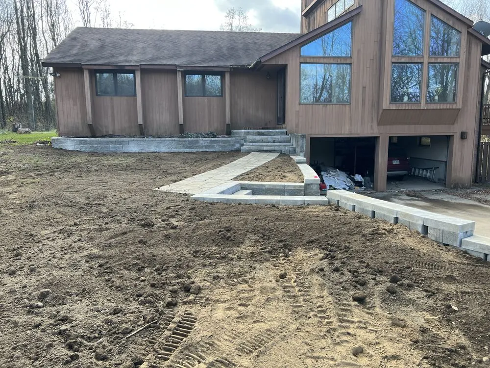 Custom residential landscaping in Adams, NY by Complete Property Maintenance