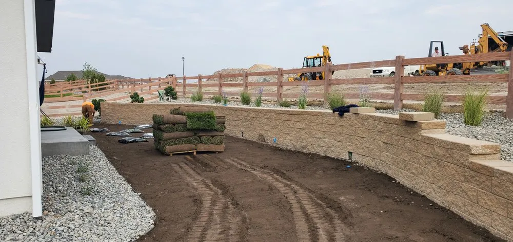 Custom garden landscaping for year-round maintenance in Colorado Springs, CO by Complete Vision Landscaping