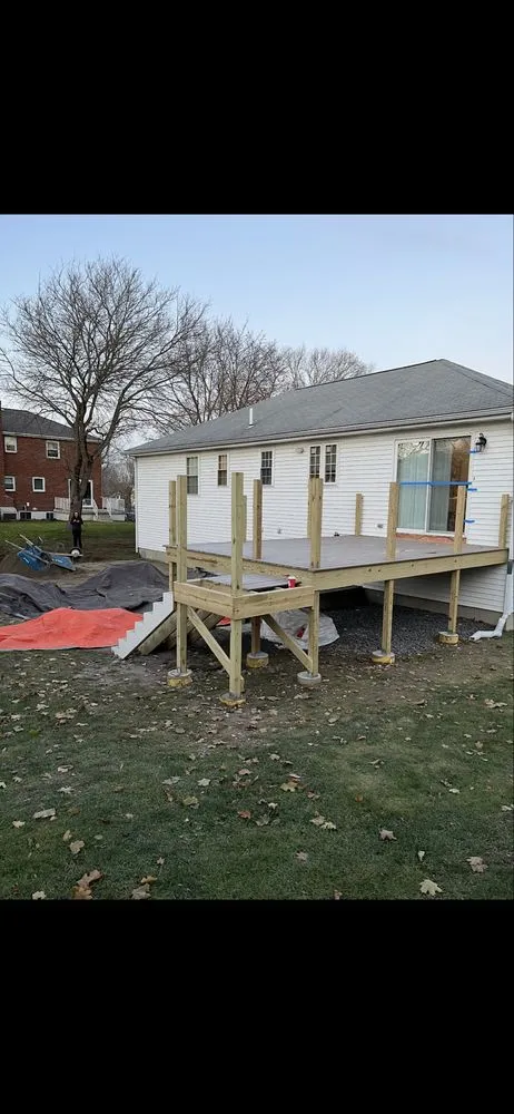 Custom outdoor landscaping for beautiful yards in Whitman, MA by Conal’s landscaping