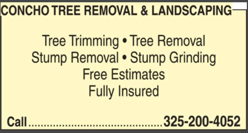 Affordable residential landscaping experts serving San Angelo, TX - Concho Tree Removal & Landscaping