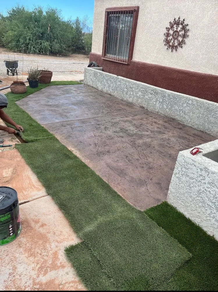 Professional yard maintenance experts serving Sahuarita, AZ - Concrete & Landscaping Solutions