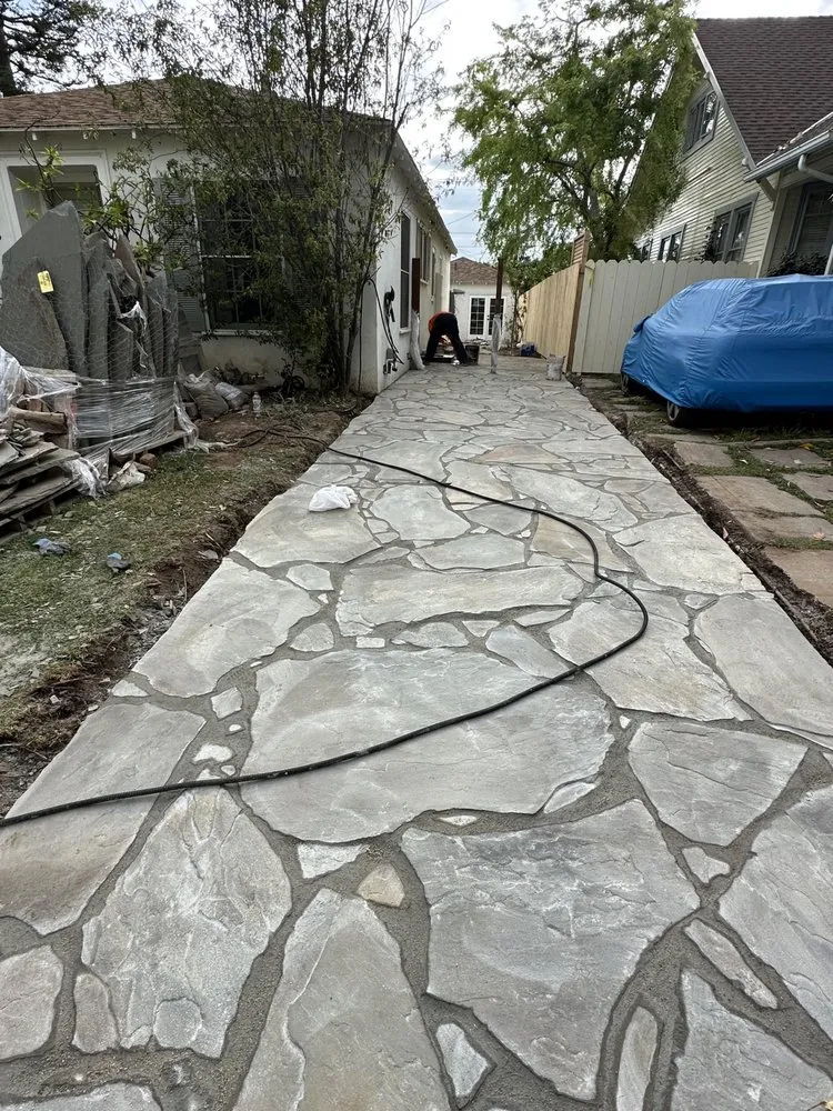 Local landscaping services for beautiful yards across Pomona, CA - Concrete by Leo and Javier