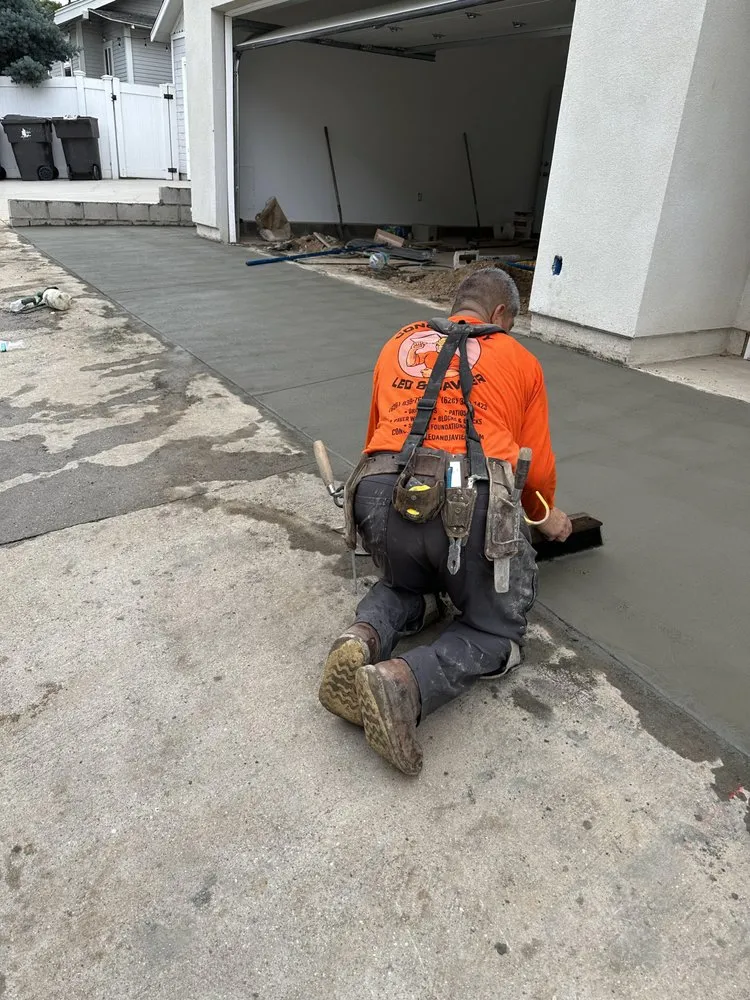 Affordable garden landscaping for homes across Pomona, CA - Concrete by Leo and Javier