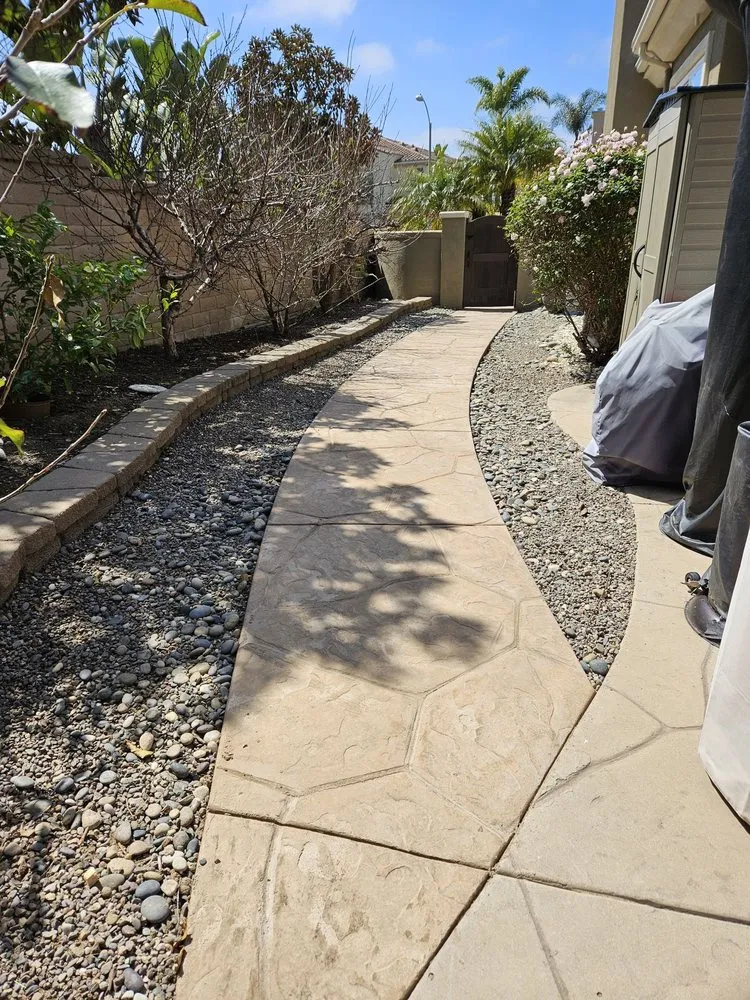 Professional yard cleanup service for homes across San Diego, CA - Concrete Creations SD